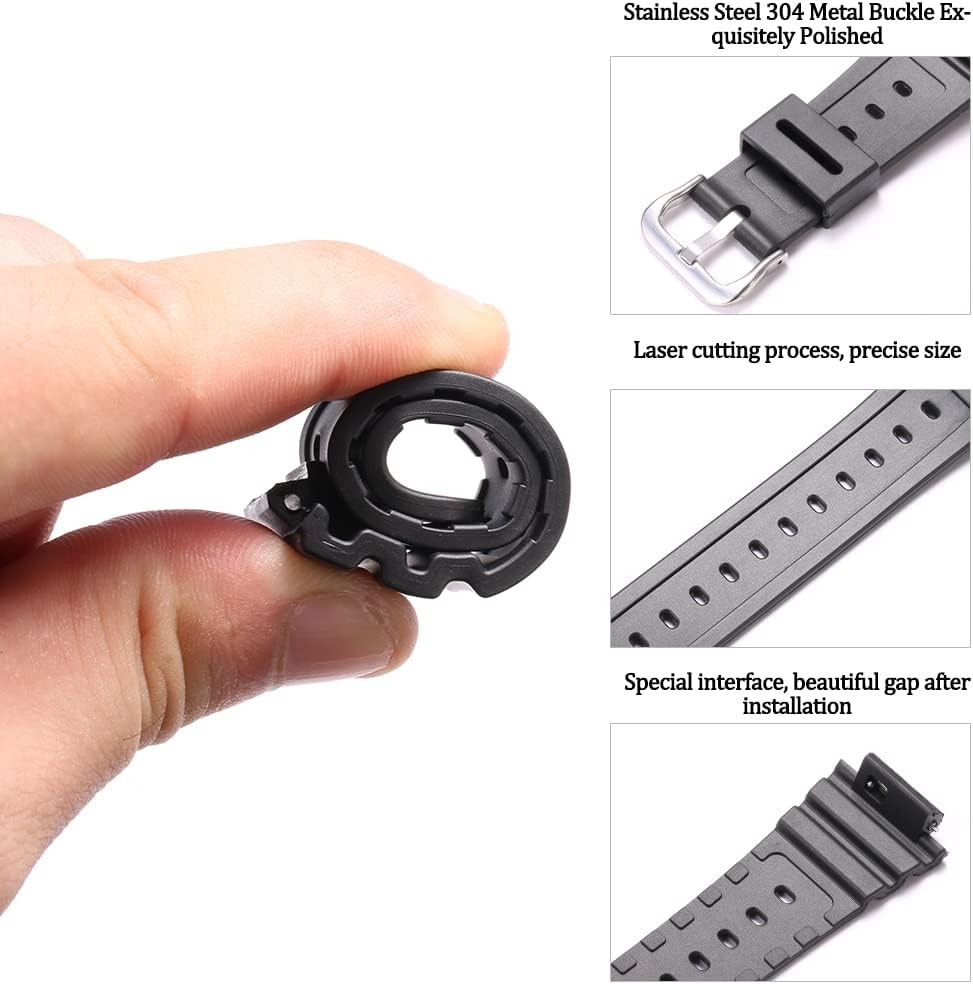 Men’s Rubber Replacement Strap for G-Shock GA2100 – Waterproof & Adjustable