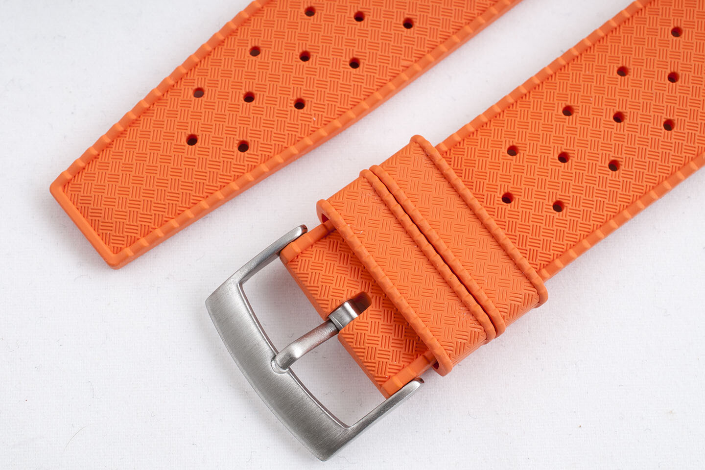 FKM Rubber Tropical Quick Release Watch Strap Band Dive Silicone Replacement SKX