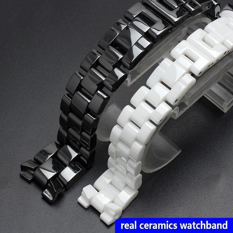 Ceramic Bracelet Watch Strap Band For Chanel J12 16-19mm Bracelet Male/Female