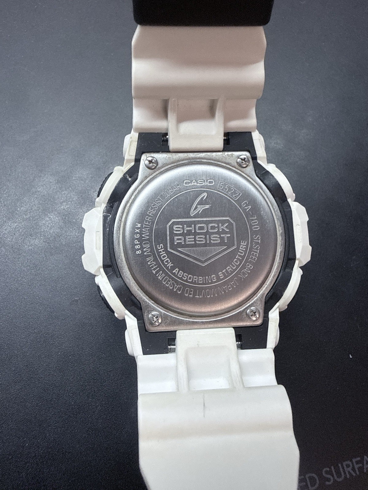 Casio Men’s G-Shock GA-700 Series Analog-Digital Watch White Resin
