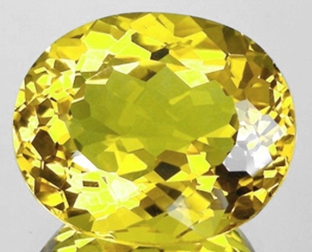 LEMON QUARTZ 10 x 8 MM OVAL CUT ALL NATURAL AAA