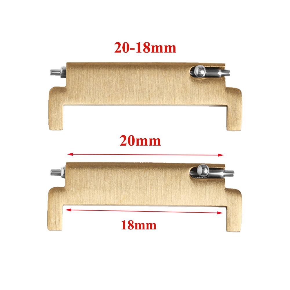 Watch Strap Adapter Pair 18mm to 20mm 22mm Quick Release Pin Connectors