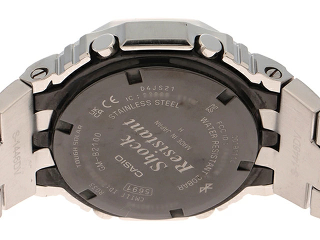 CASIO G SHOCK FULL METAL Watch GM B2100D 1AJF Wristwatch Metal Black Unisex Used