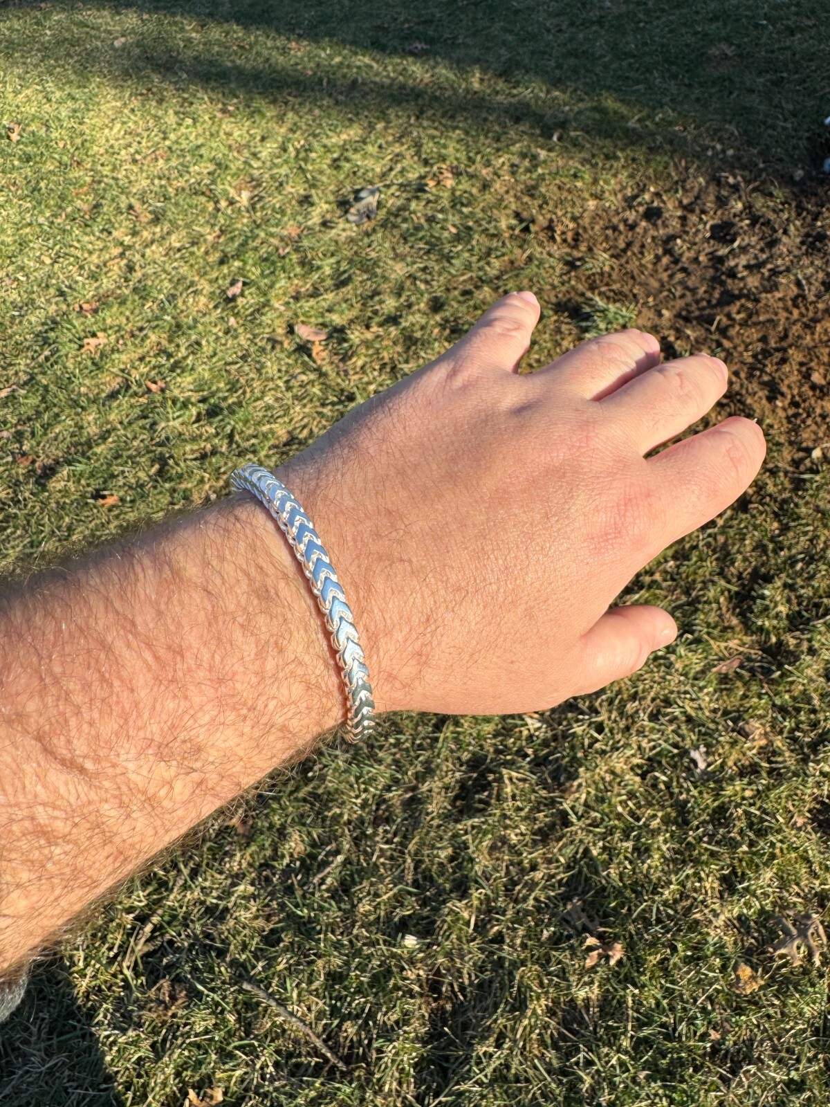 Mens BIG 4-10mm Franco Bracelet Real 925 Silver Box Clasp Handmade In Mexico