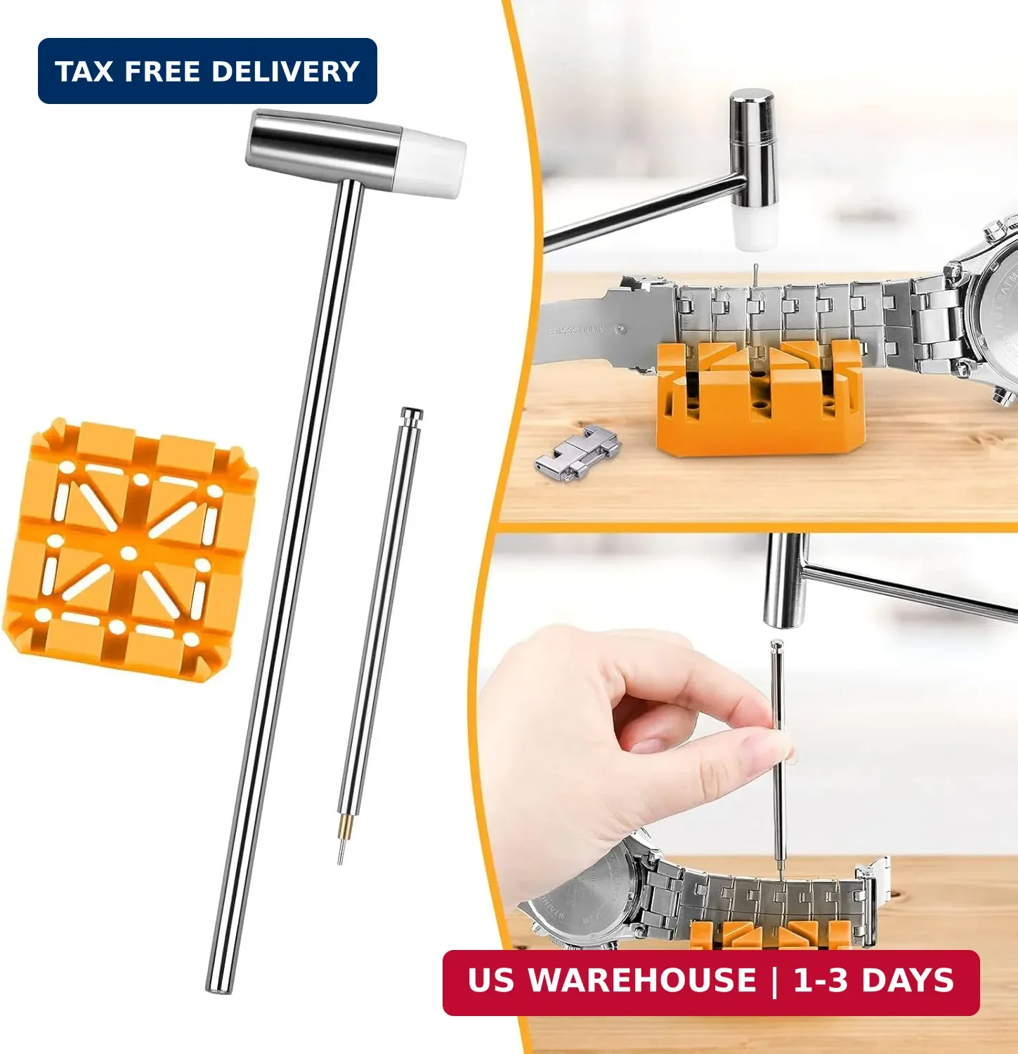 JOREST Watch Link Removal Tool, Watch Band Tool Kit, Repair Kit for Watch Bracel