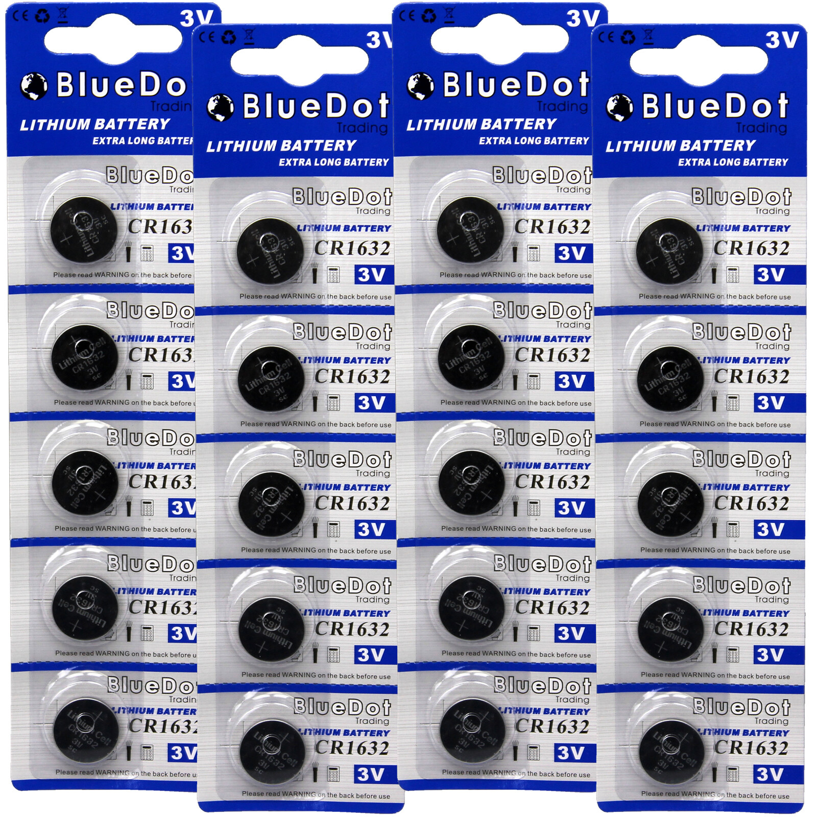 20 pcs CR1632 CR 1632 3V Lithium Coin Cell Button Battery Batteries ~USA SHIPPER