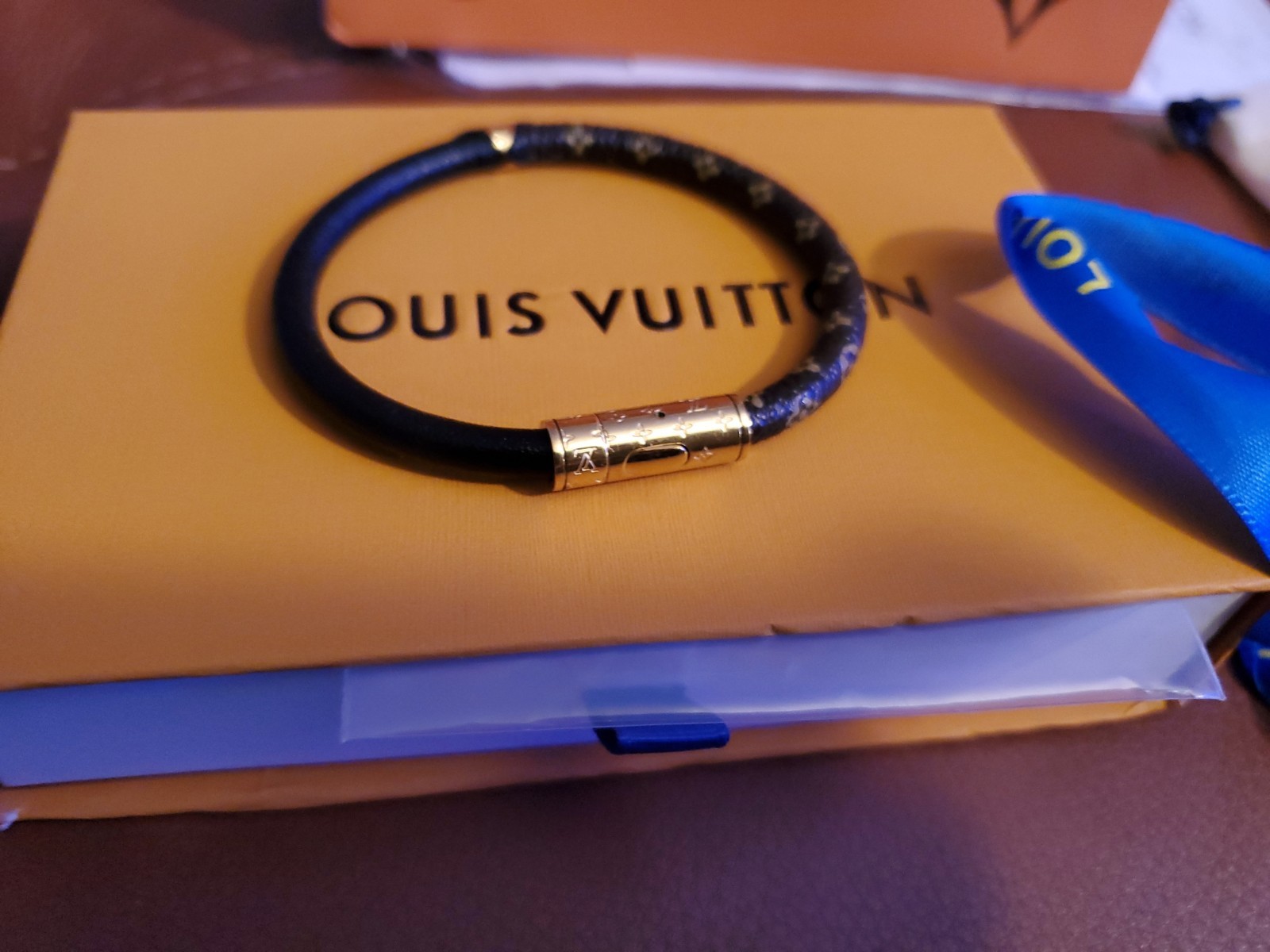 LOUIS VUITTON Leather Bracelet Monogram Colorful Just Beautifull Awesome Luxury