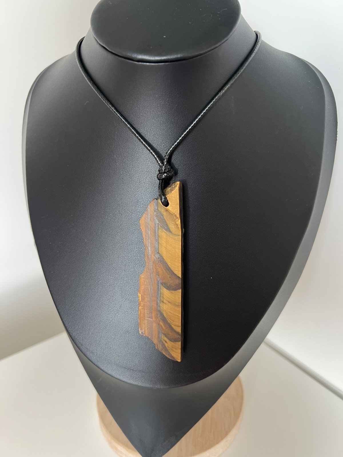Tiger’s Eye Slab Pendant Necklace – South Africa