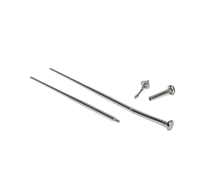 14G SOLID TITANIUM 2″ INSERTION TAPER INTERNALLY THREADED BODY PIERCING TOOL