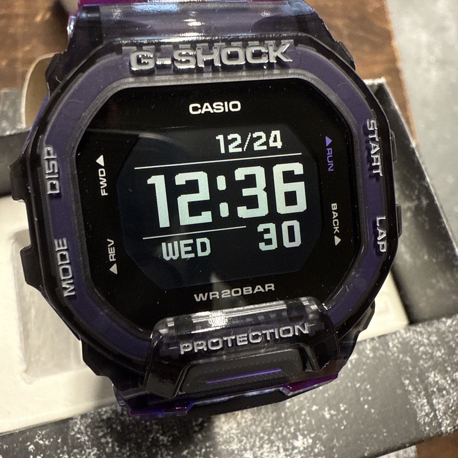 Casio G-Shock GBD-200SM-1A6 Tough Solar G-Squad Bluetooth Fitness Watch New