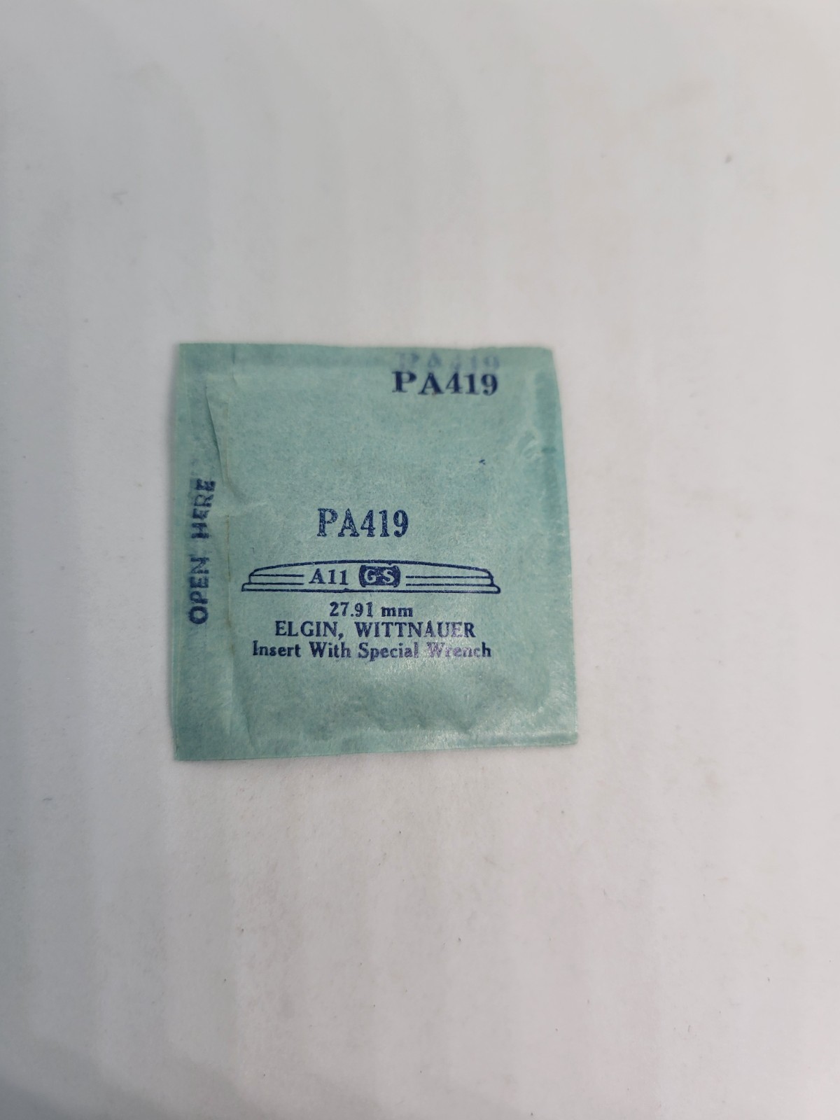 NOS G-S Round crystals PA 400-499 series Multiple variations Bulova, Rolex, GP