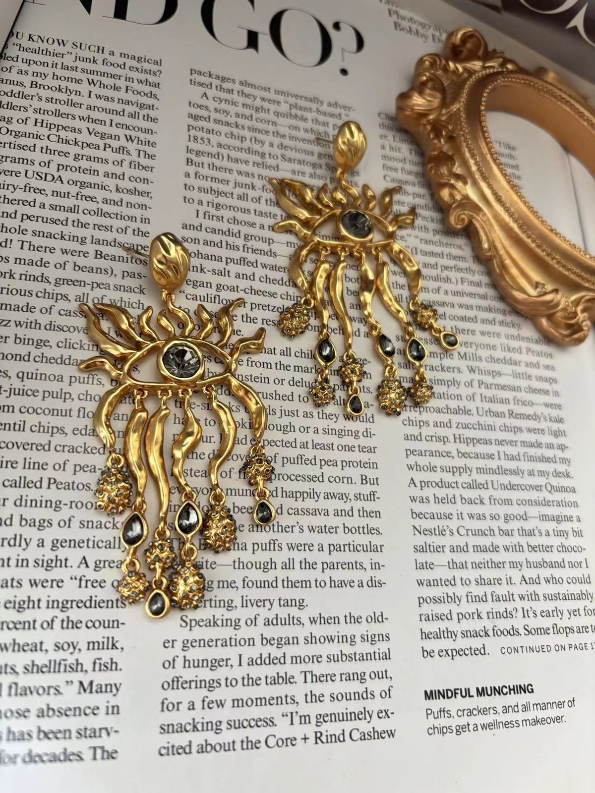 Schiaparelli Exaggerated exquisite Tassel Earrings with box