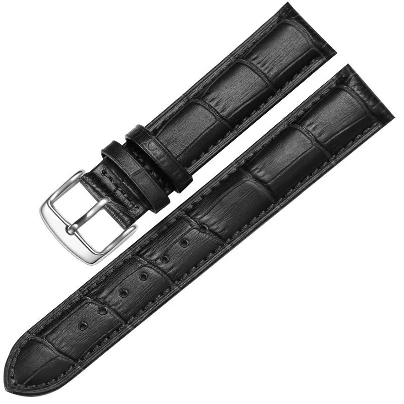12mm 14mm 16mm 17mm 18mm 20mm 22mm 24mm Genuine Leather Watch Band Strap Bracele