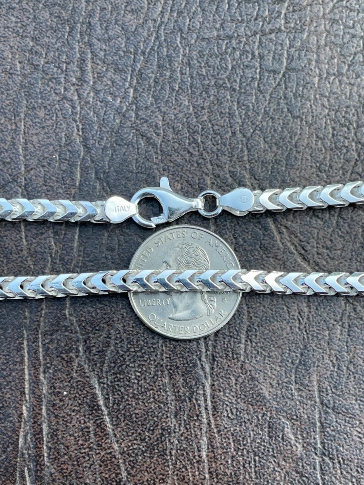 Solid 925 Sterling Silver Franco Chain 5mm Thick Hip Hop Mens Necklace 18-30″