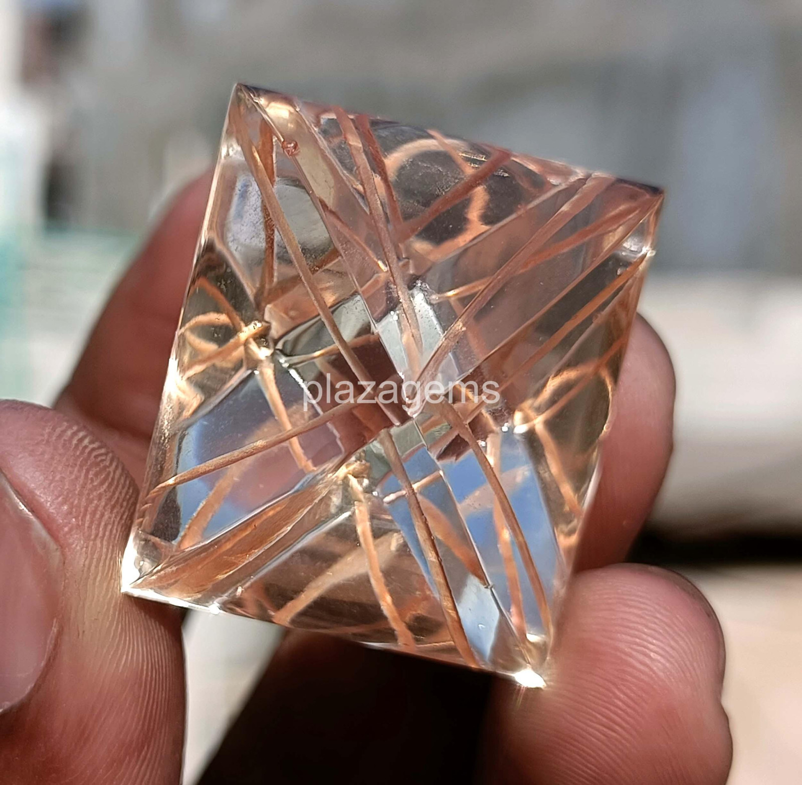 7.80 Ct Lab Grown Certified Raw-Diamond F-Color CVD Loose FL Gemstone 5ATK