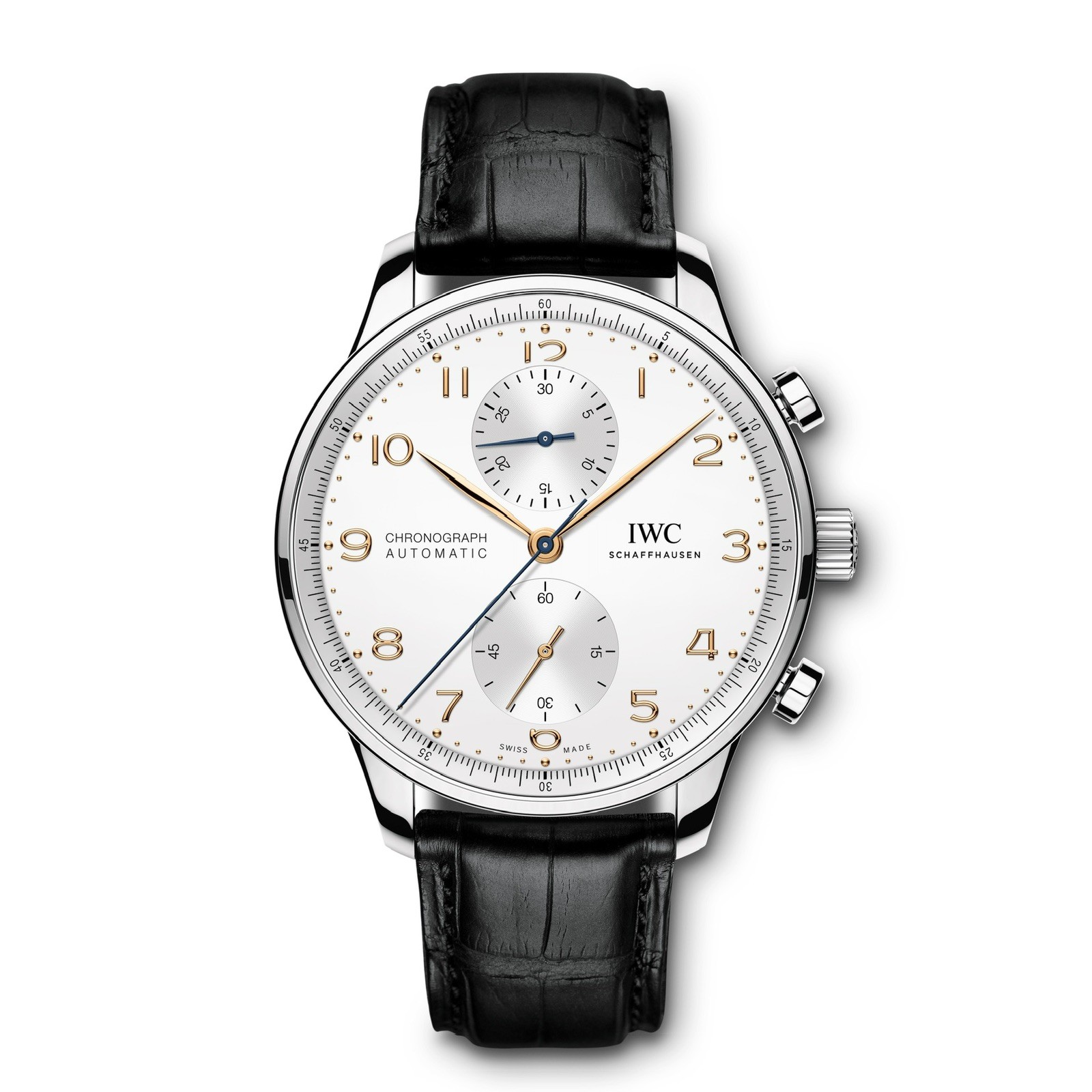 IWC Men’s Portugieser Silver Watch IW371604 with Box