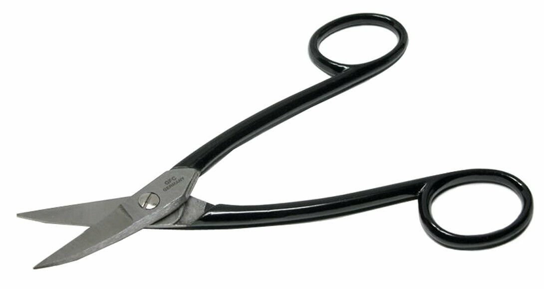 Curved Blade Shears Scissor Handles Metal Sheet Cutting Jewelry Making Tool