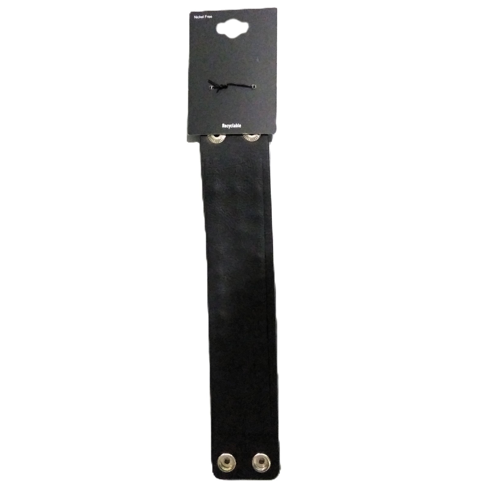 Hot Topic Black Red Leather Stud Bracelet