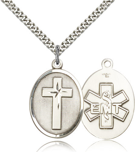 .925 Sterling Silver Cross Necklace For Men On 24 Chain – 30 Day Money Back …