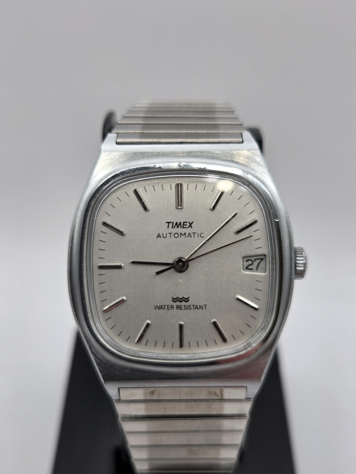 Vintage 1980’S Timex E-Line Automatic Watch Very Good Condition Runs Well