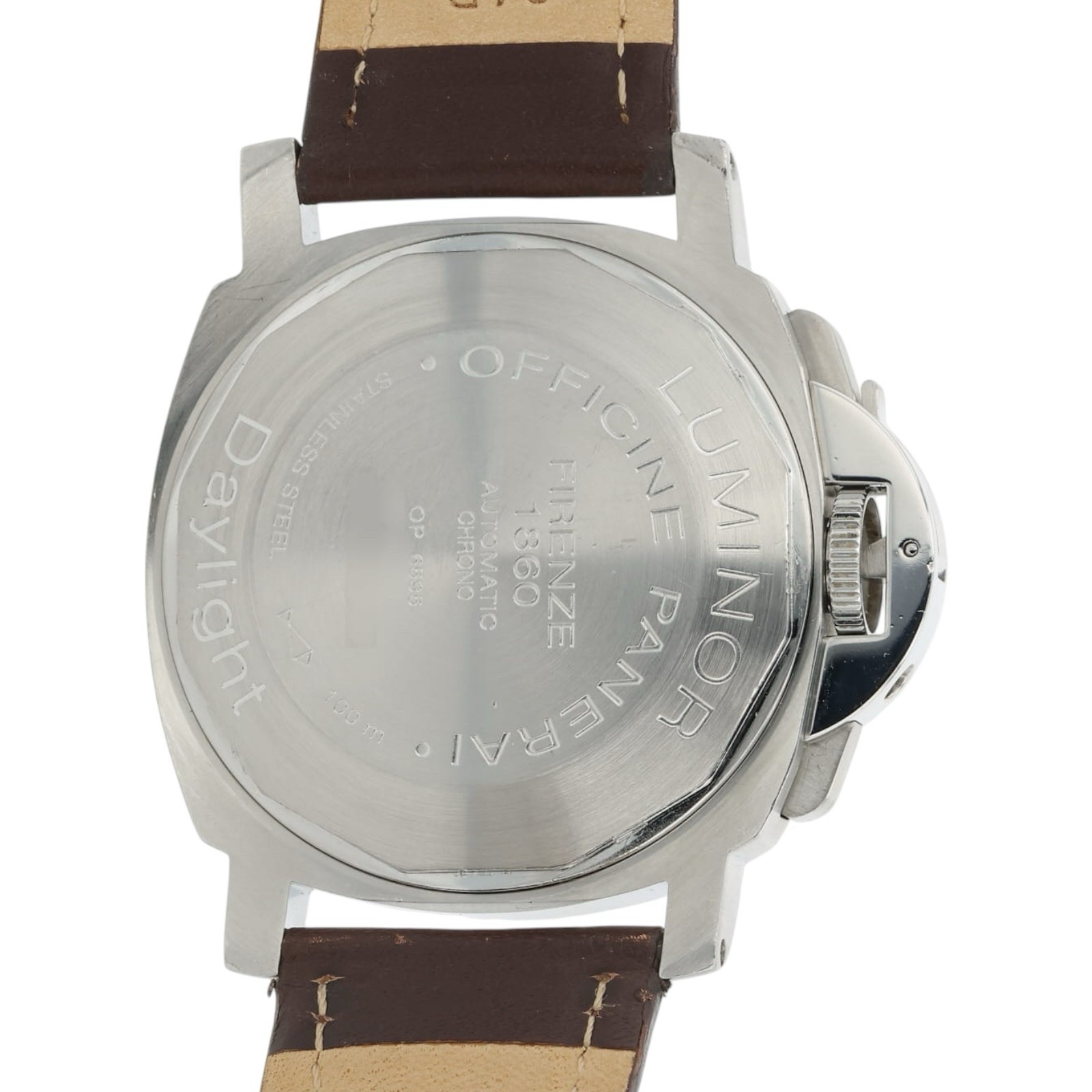 Panerai Luminor Chrono Daylight Black Dial Steel 44mm Automatic Men’s PAM00196