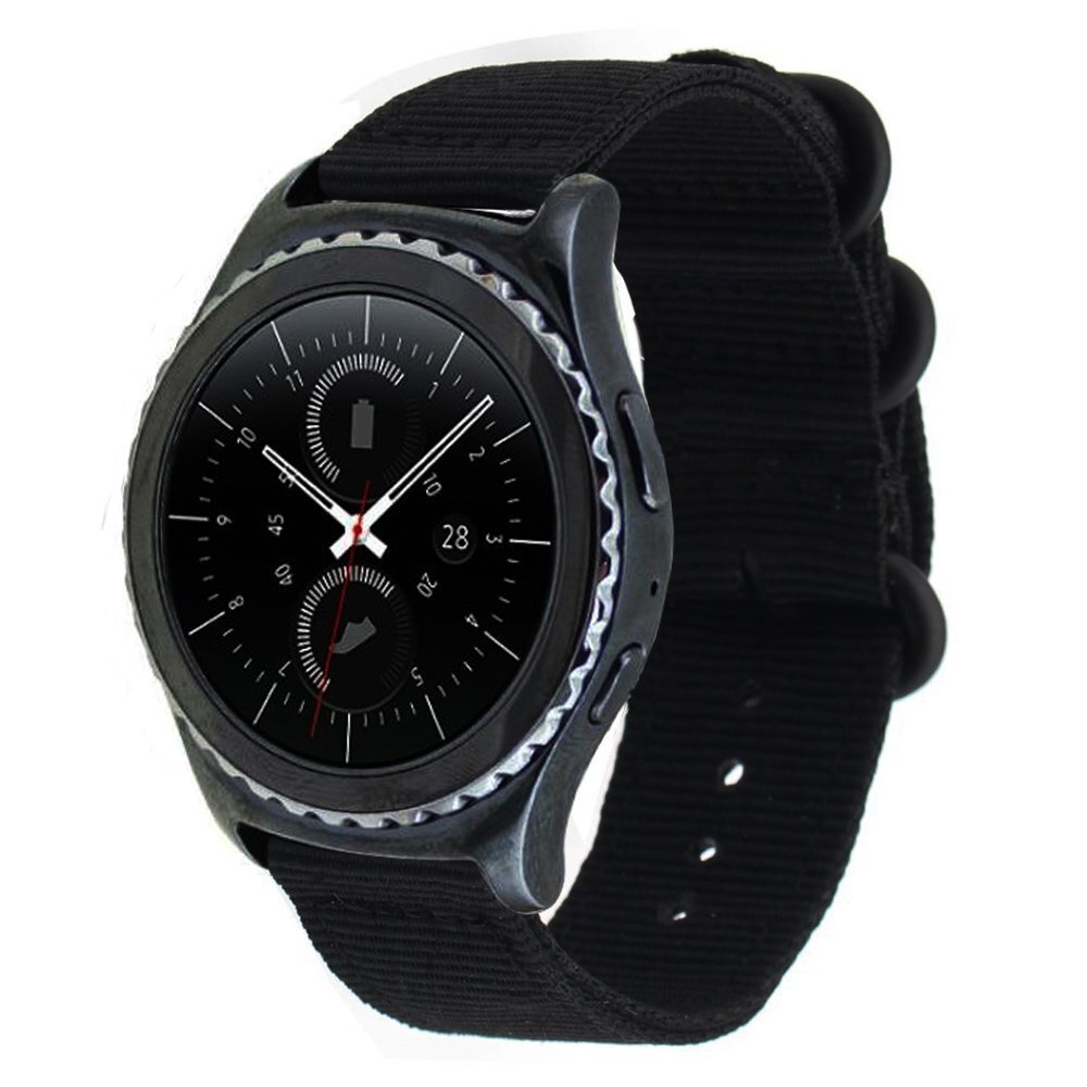 Thicked Nylon Canvas Watch Band Quick Release Sport Strap18/20/22/24mm Universal