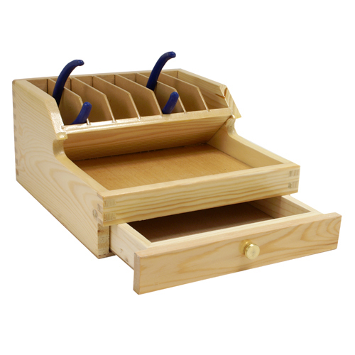 Plier Rack Organizer with Drawer for Jewelry Making and Beading – 13-376