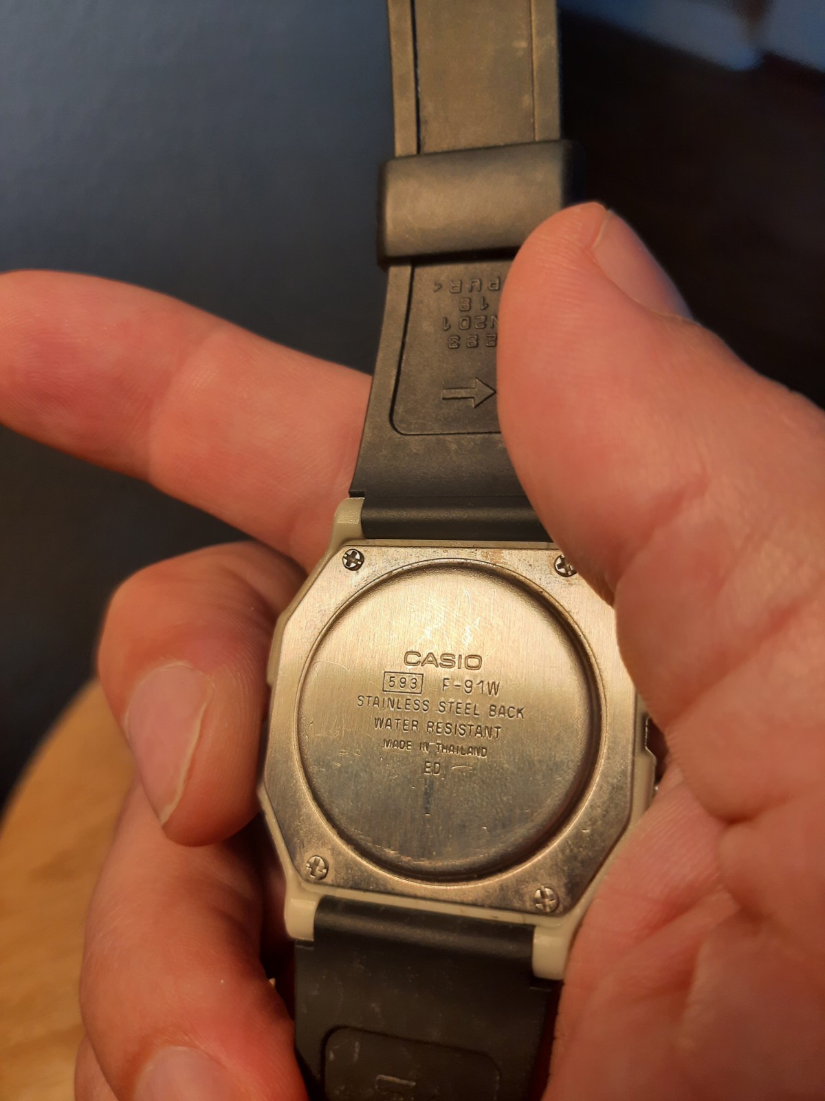 Casio Men’s Gray Watch – F-91W-1
