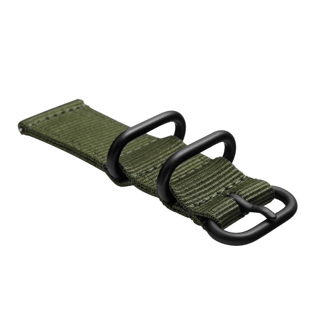 Thicked Nylon Canvas Watch Band Quick Release Sport Strap18/20/22/24mm Universal