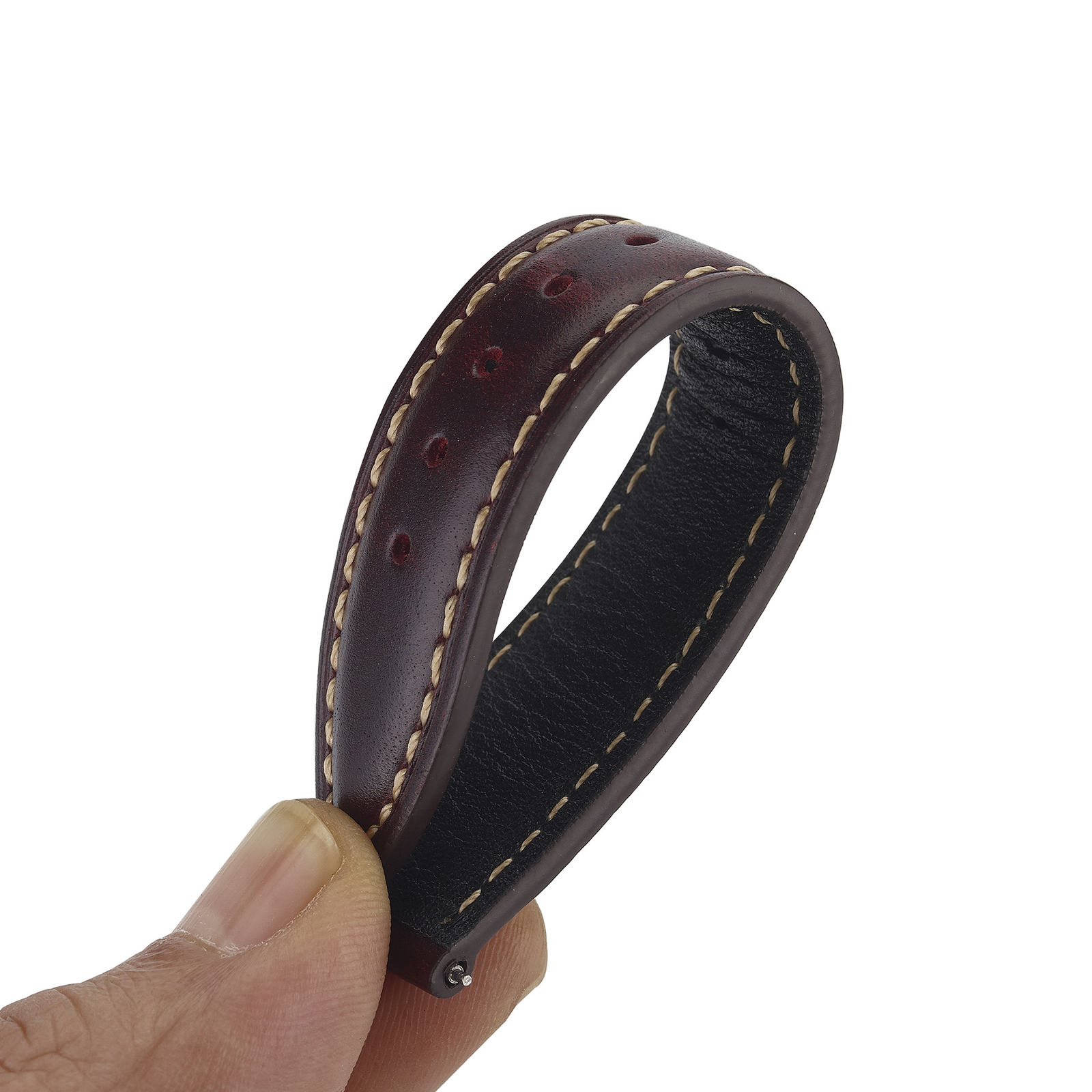 Vintage Oil Waxed Genuine Leather Watch Band Strap Pin Buckle 18 19 20 21 22mm