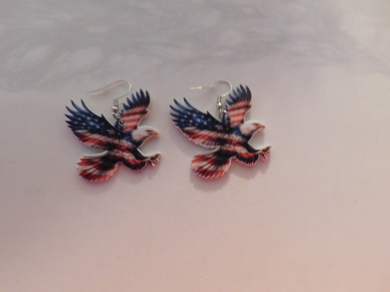 NEW BEAUTIFUL AMERICAN EAGLE EARRINGS–FREE SHIP IN USA