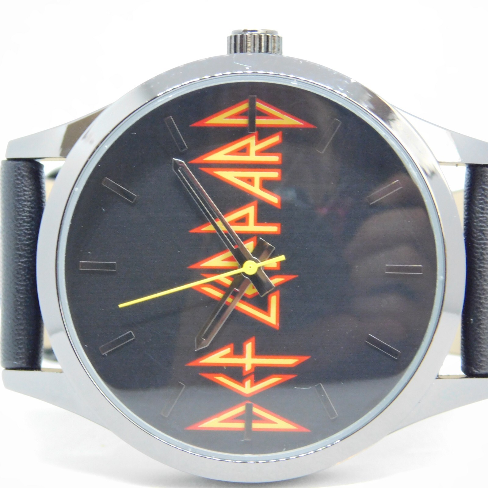 Def Leappard DPD003 Black Tone Quartz Analog Men’s Watch New Battery
