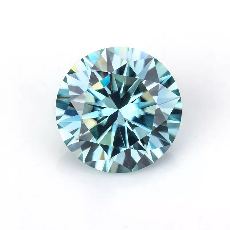 5 CT Natural Blue Diamond Round Cut VVS1 D Grade IDGL Certified 1 Free Gift