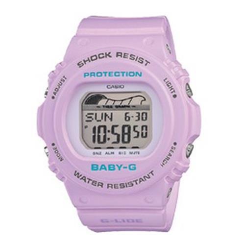 Baby-G Ride Digital Gray Dial Women’s Casio Purple Resin Watch BLX-570-6DR