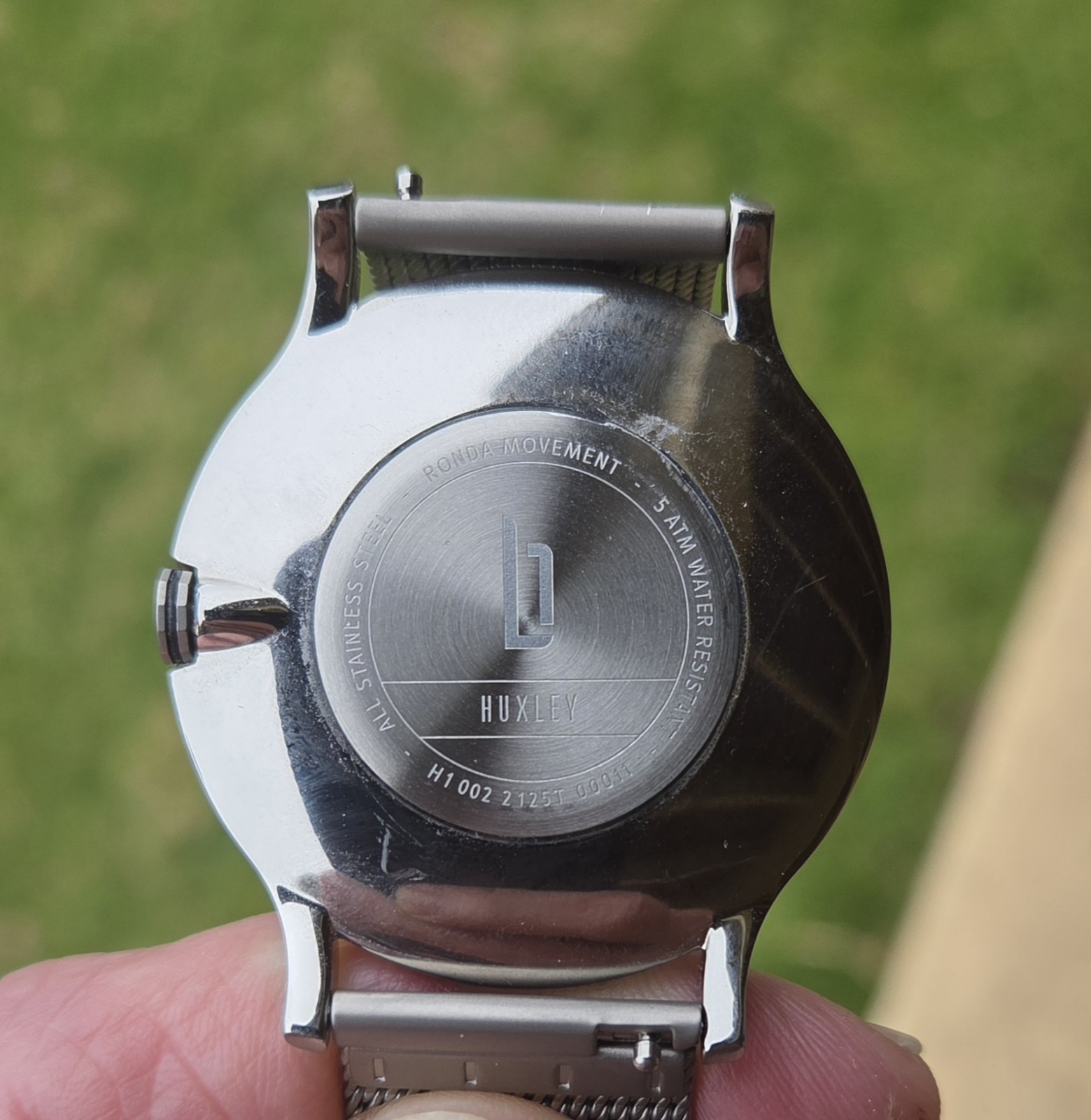 Lillenthal Berlin German black dial 40mm Huxley pre-owned- Very Good Conditon