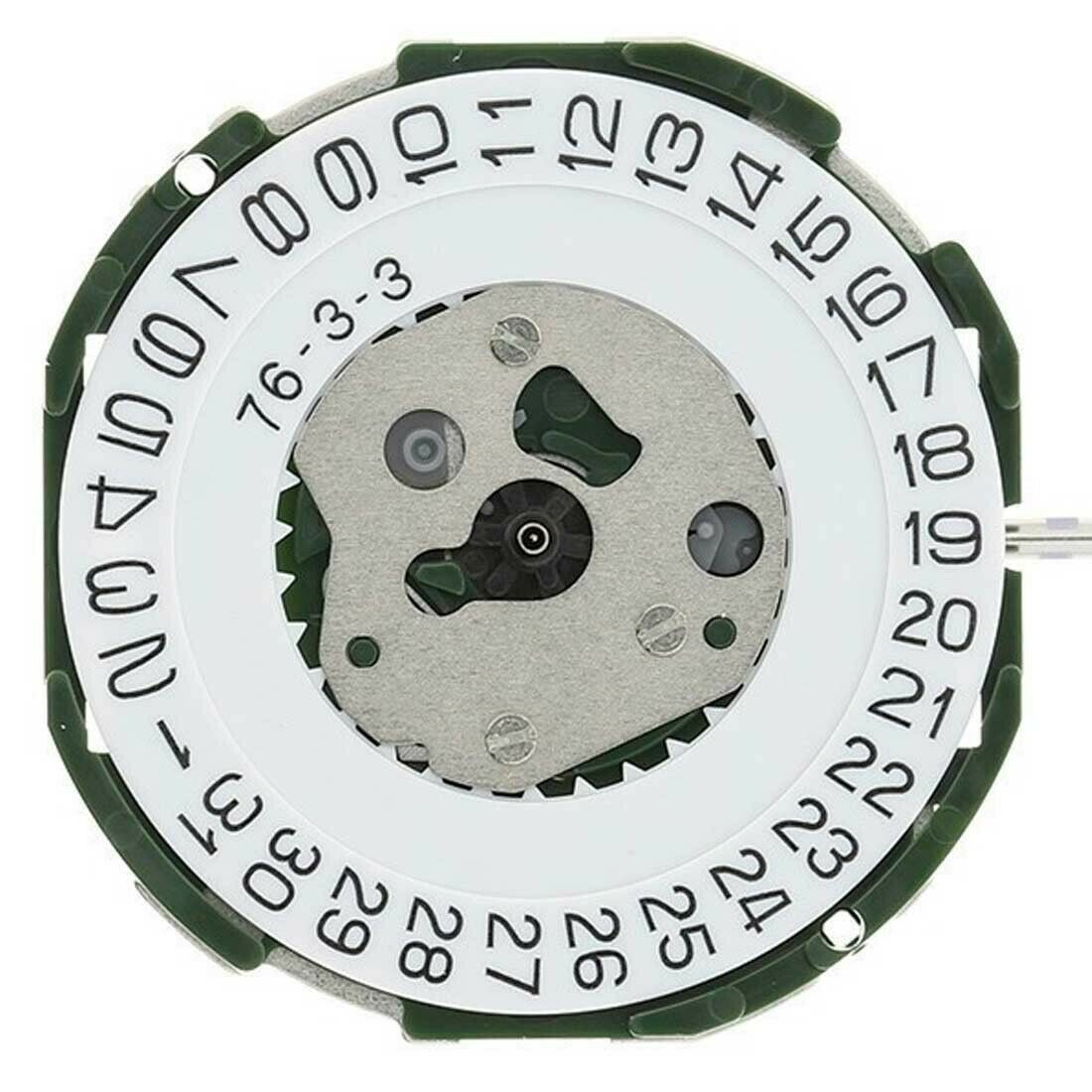 23.3mm 3-Hand Date @ 3 Quartz Watch Movement with Battery&Stem For Miyota 2115