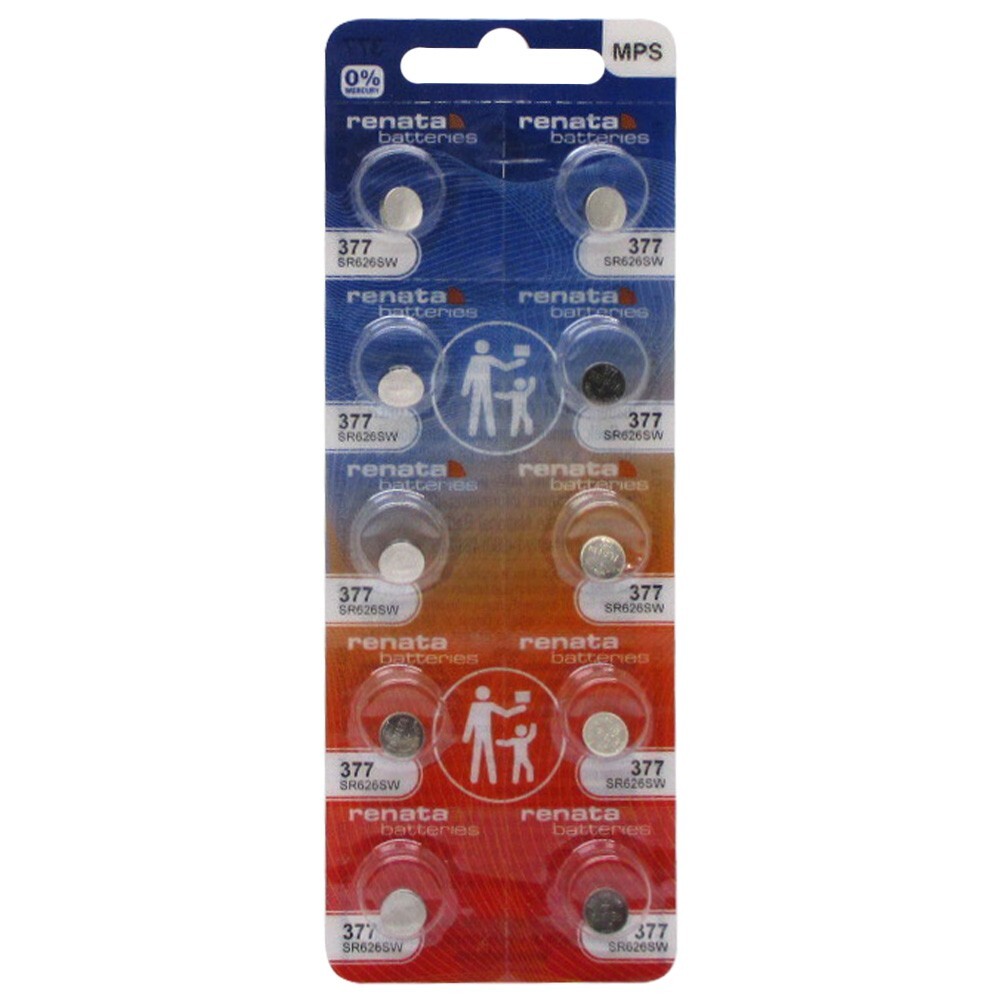 377 Renata SR626SW Batteries x 20