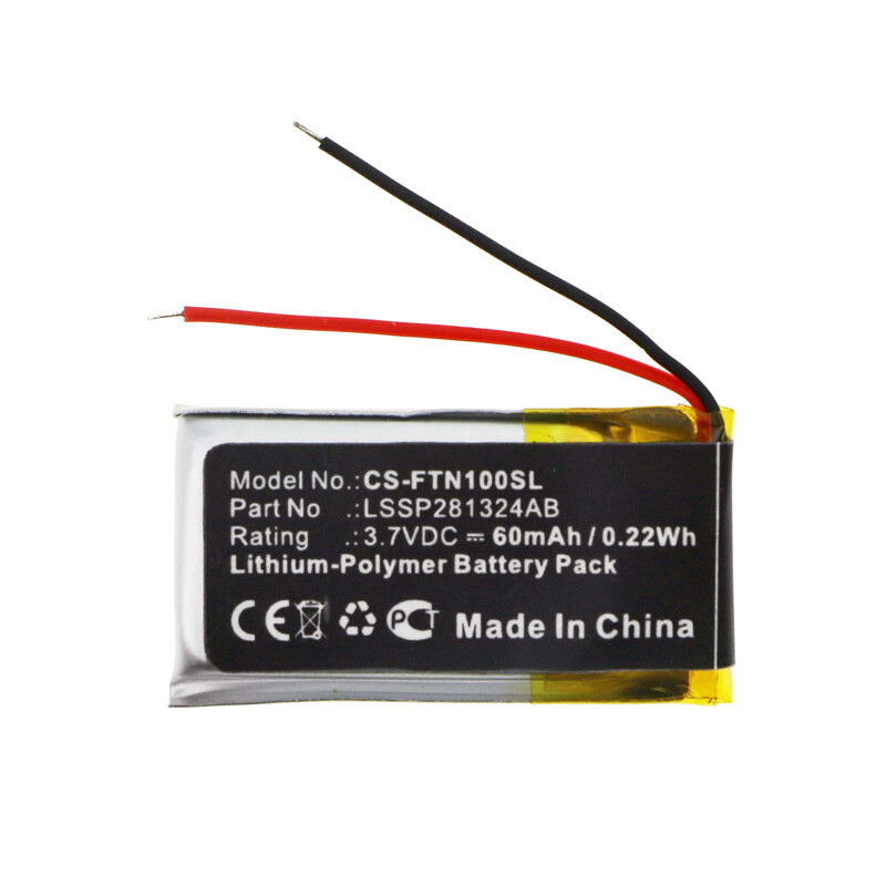 60mAh 0.22Wh Smartwatch Battery For Fitbit One ，Part Number ：LSSP281324AB