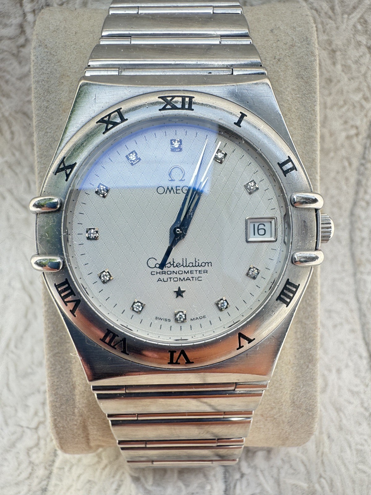 Omega Constellation Chronometer 35.5mm – Factory Diamond Dial – Ref. 1504.35.00
