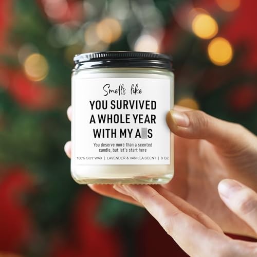 1 Year Anniversary Candle for Boyfriend, Girlfriend, Husband, Wife – 1 Year