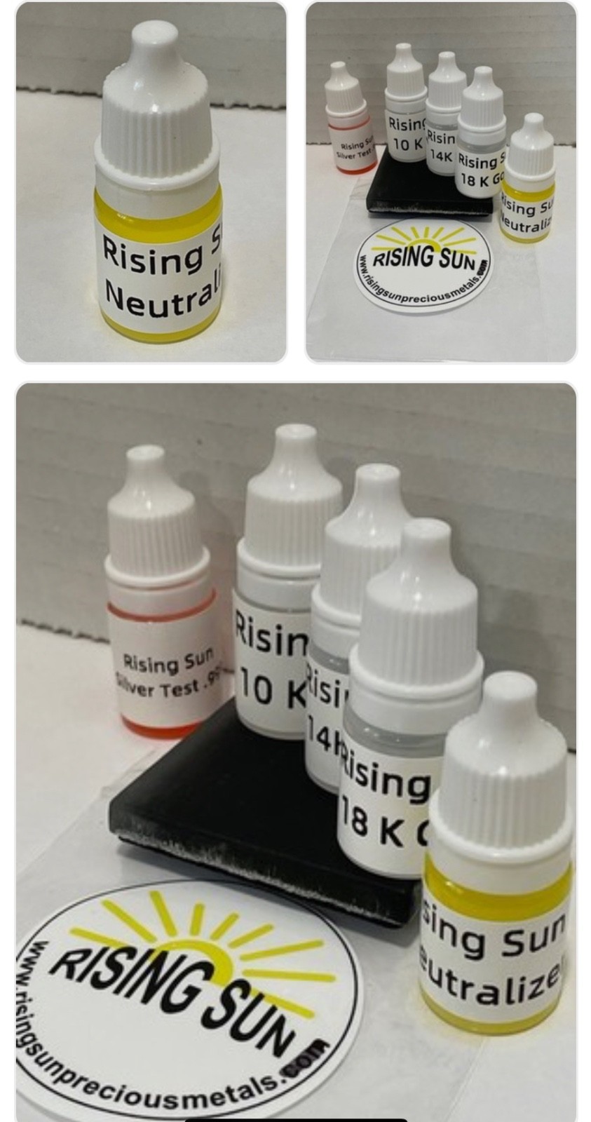 Gold Test, Gold Test Kit, Gold Tester, Gold Acid 10K, 14K, 18K, Test Stone
