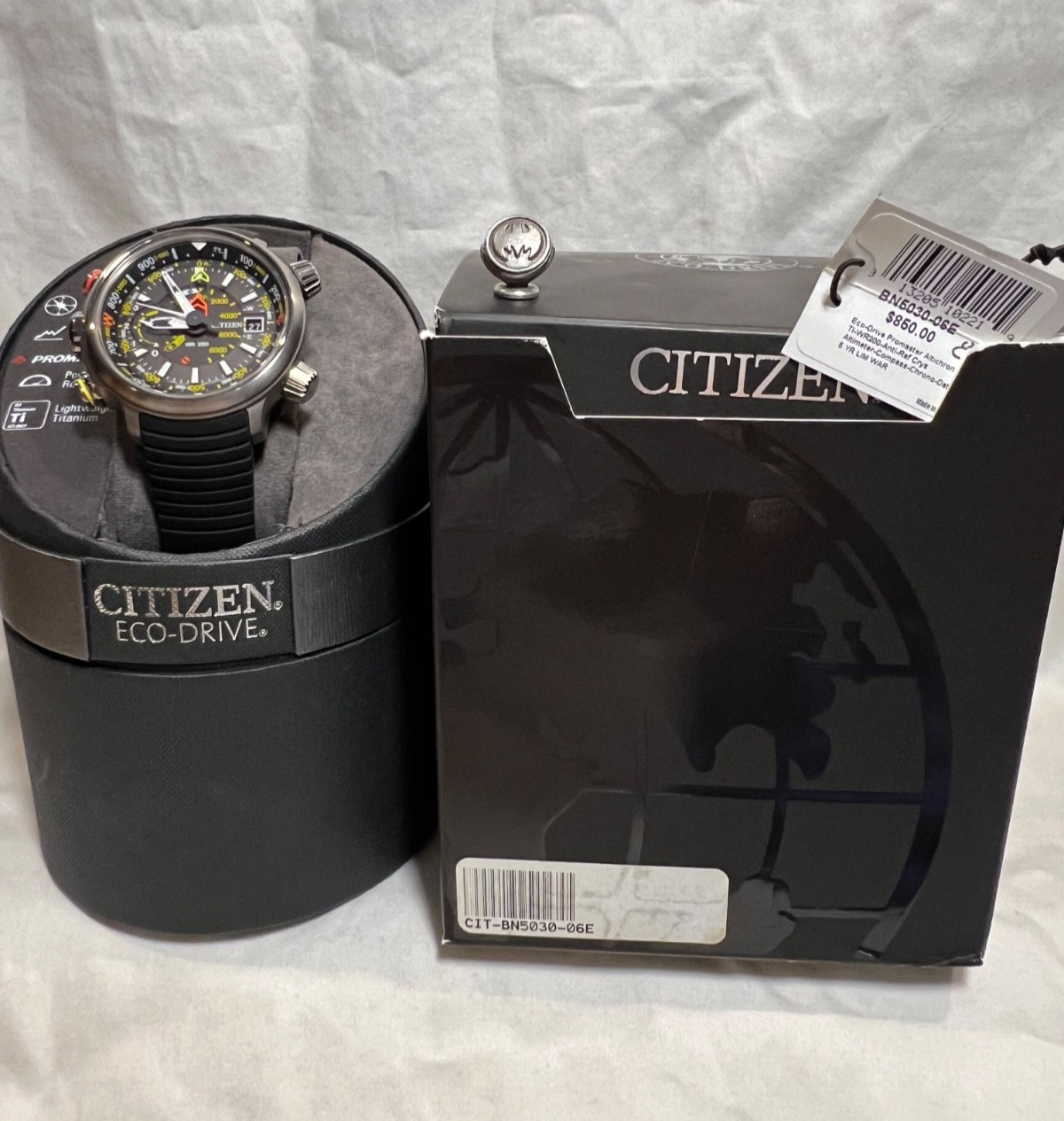 CITIZEN Eco-Drive Promaster – Altichron Titanium Watch BN5030-06E – DISCONTINUED