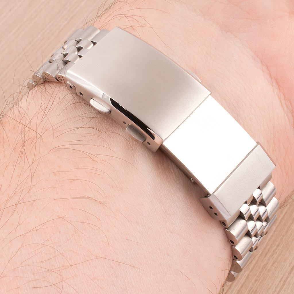 Tool Less Quick Adjust Bracelet Watch Buckle Clasp Deployant Deployment Diver