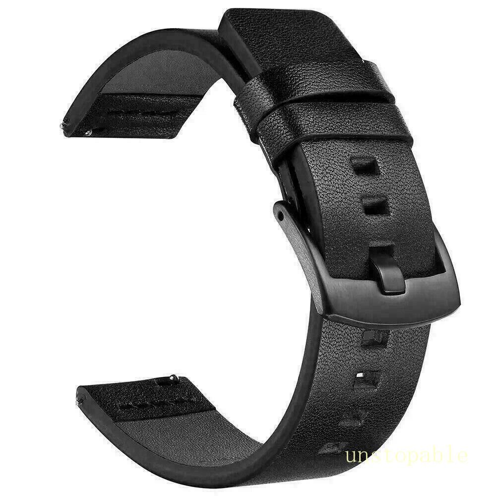 US Genuine Leather Watch Band Wrist Strap Quick Release For 18mm 20mm 22mm 24mm