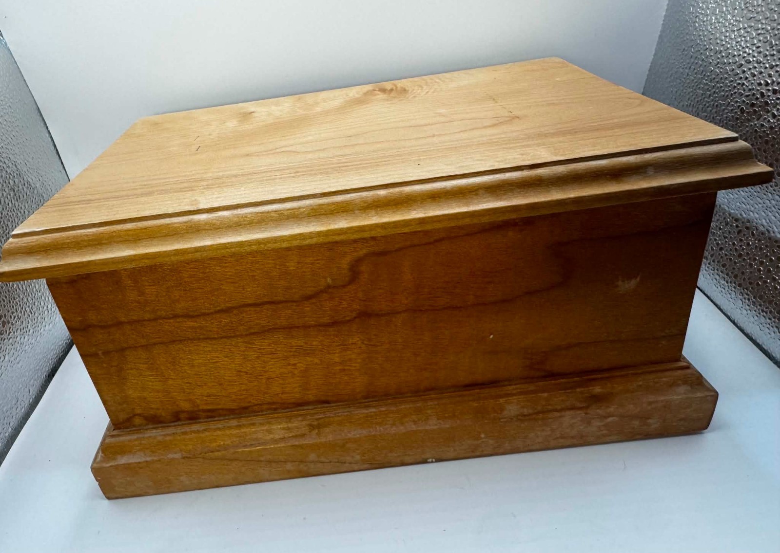 Large Wooden Jewelry Box organizer Authentic Beautiful Condition