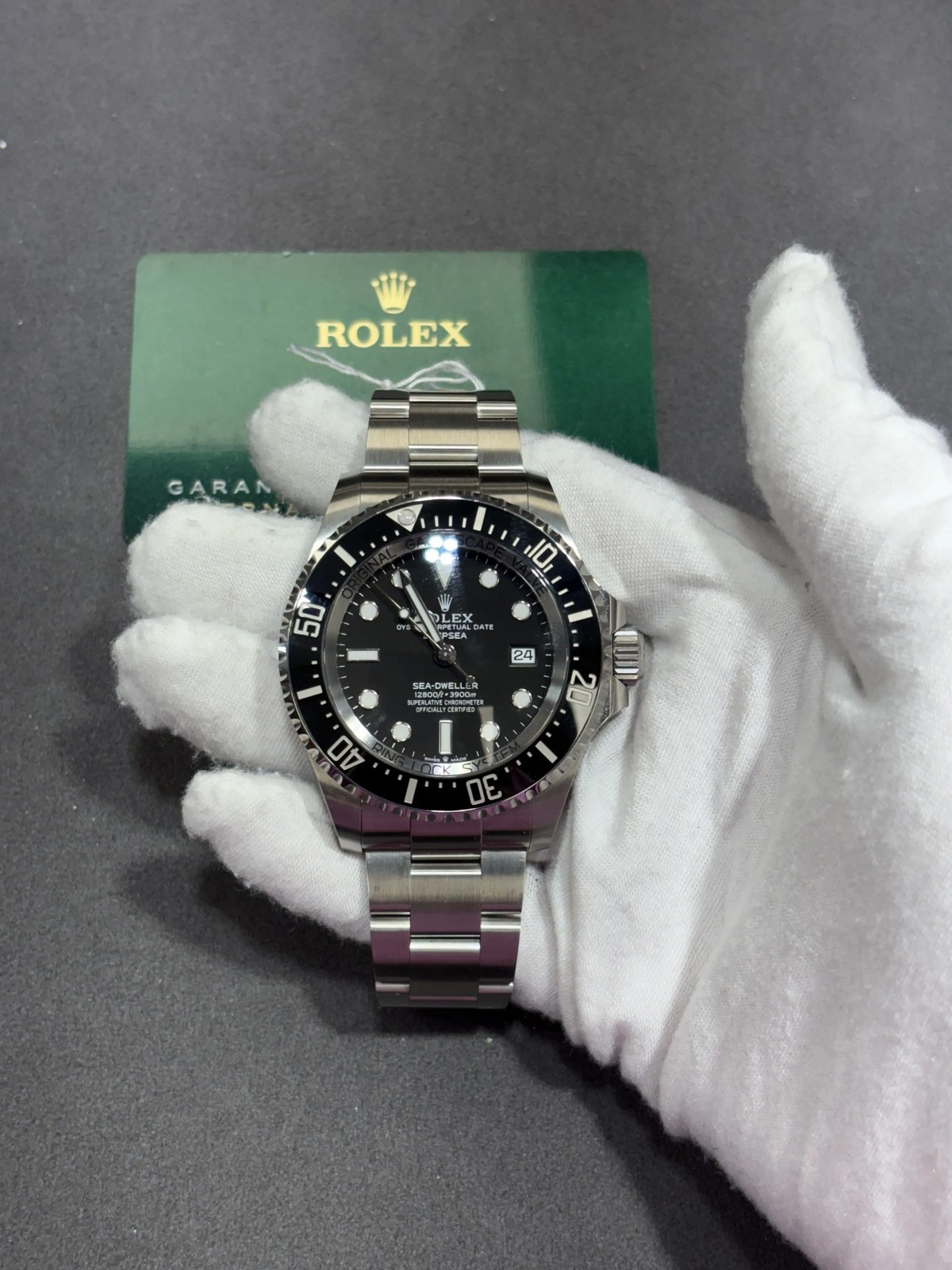 Rolex Sea-Dweller Deepsea Black Dial on Oyster 136660 Card 2023