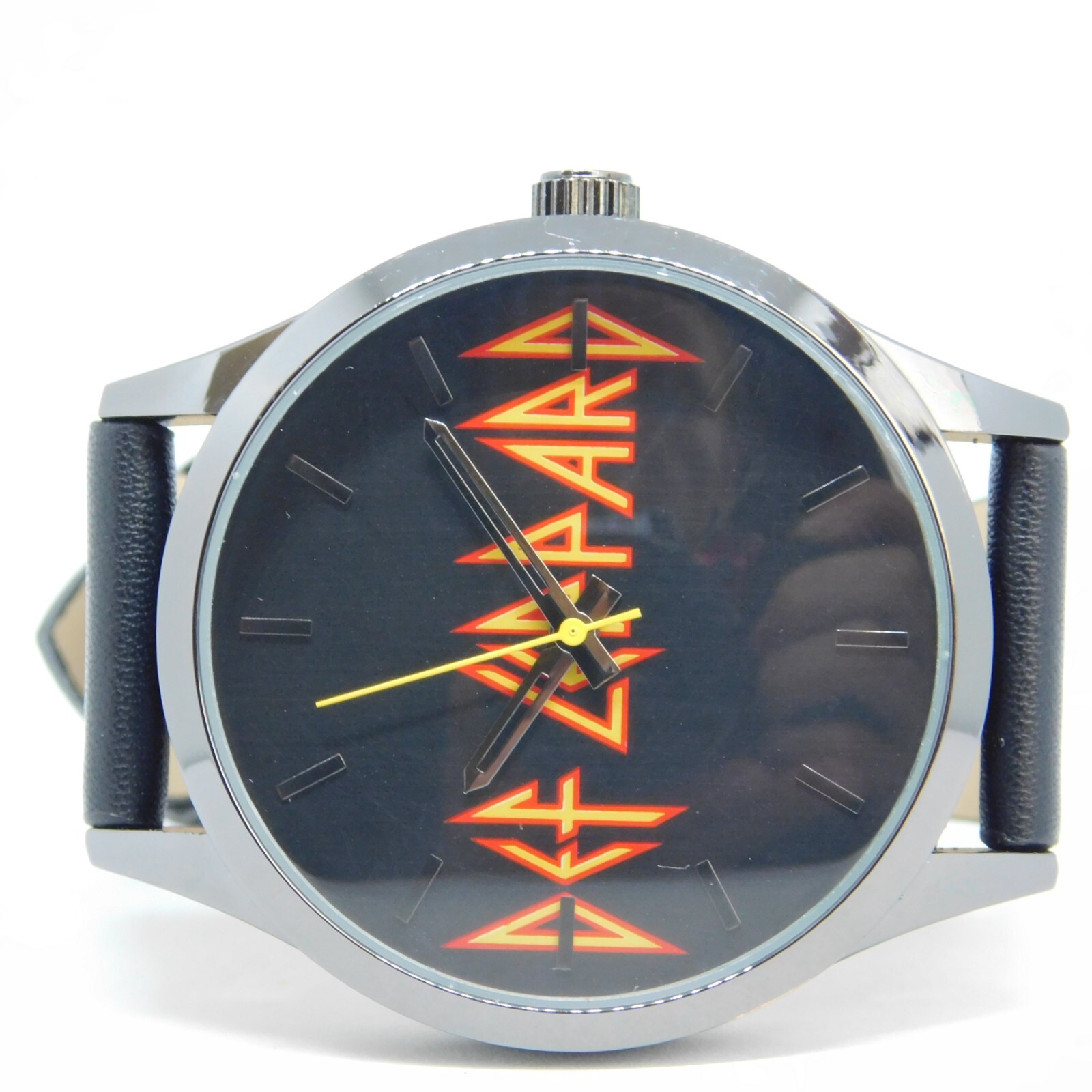 Def Leappard DPD003 Black Tone Quartz Analog Men’s Watch New Battery