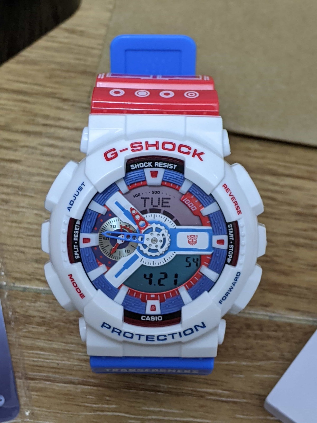 Casio G-SHOCK GA-110 Transformers Optimus Prime Analogue-Digital Limited Watch
