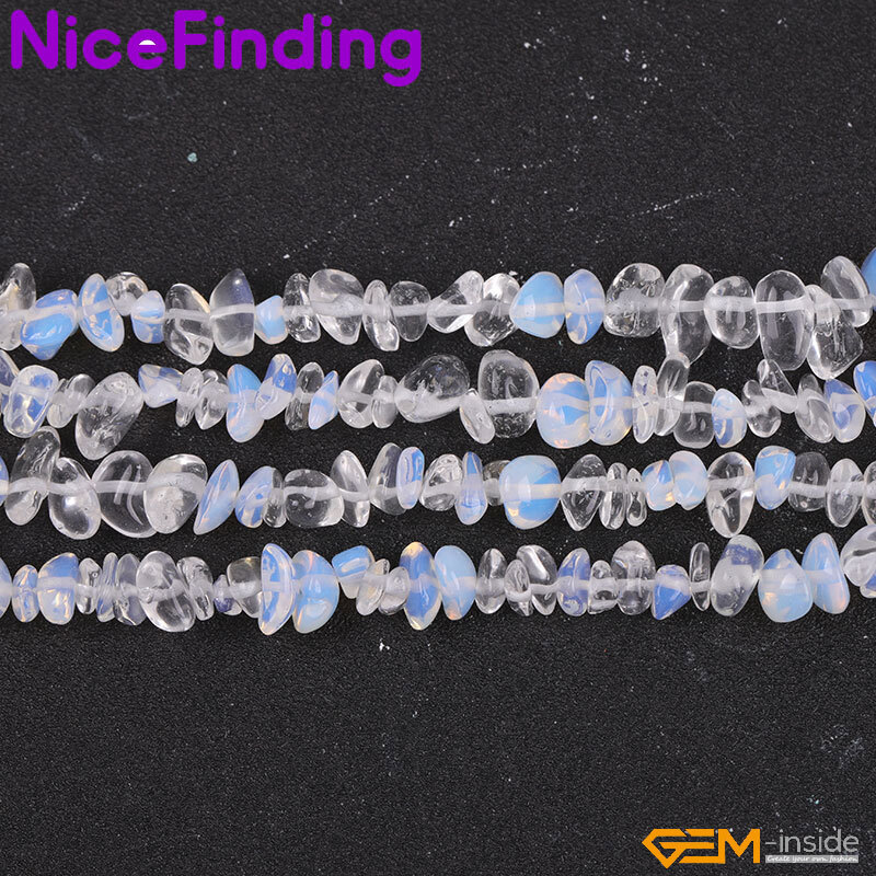 Natural Chips Assorted Gemstone Freeform Loose Beads Jewelry Making 34″/15” DIY