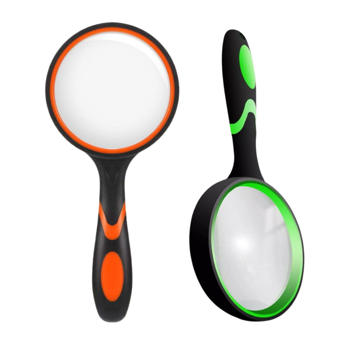 2x Shatterproof Magnifying Glass Handheld Magnifying Glass for all the people10X